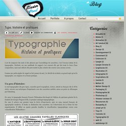 Graphiste webdesigner freelance, actus et découvertes artistiques » Blog Archive » Typo, histoire et pratiques