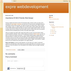 expre webdevelopment: Importance Of SEO Friendly Web Design