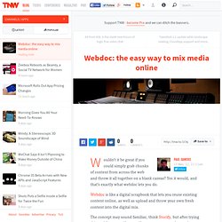 Webdoc: the easy way to mix media online