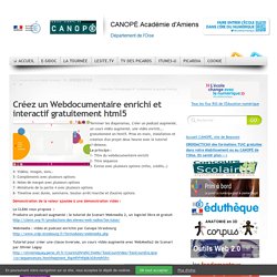 Créez un Webdocumentaire enrichi et interactif gratuitement html5