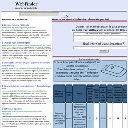 Webfinder - Simulation d'un moteur de recherche