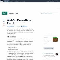 WebGL Essentials: Part I
