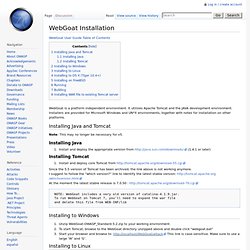 WebGoat Installation