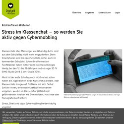 Webinar – Stress im Klassenchat 19/20 — Digitale Helden