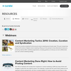Webinars - Resources