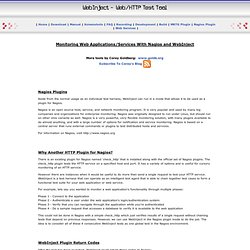 HTTP) Web Application and Web Services Test Tool - Nagios Plugin