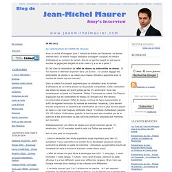 Weblog de Jean-Michel Maurer: Business model internet