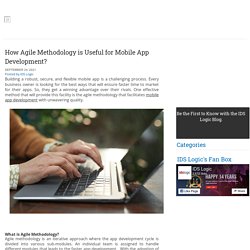 Agile Methodology in Mobile App Development & Its Benefits