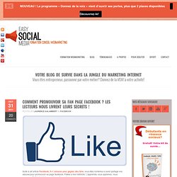 Tutoriel facebook: comment gagner facilement des fans