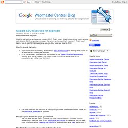 Google SEO resources for beginners