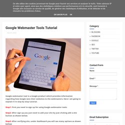 Google Webmaster Tools Tutorial - TeChetan