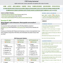 Photo bloggers and webmasters: Most popular newsreaders? (updated