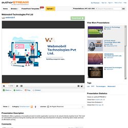 Webmobril Technologies Pvt Ltd
