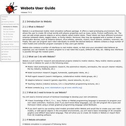 Webots User Guide