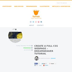 Create a Full CSS Website or Web Page Layout Dreamweaver/HTML/CSS Tutorial :: Free Adobe Photoshop, Flash, Dreamweaver, Illustrator, Fireworks, Bridge, and Golive Video Tutorials ::