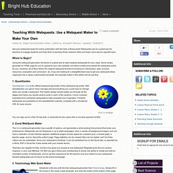 Find Webquest Generators for Teachers: Free Tools For the Classroom