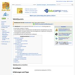 WebQuest - ZUM-Wiki