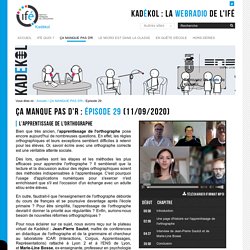 Episode 29 — La WebRadio de l'Institut Français de l'Éducation