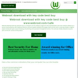 Webroot download with key code best buy - www.webroot.com/safe