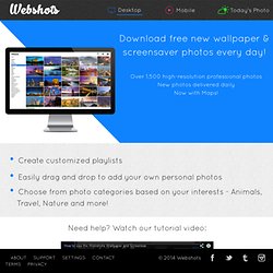 Photo Sharing, Free Wallpaper and Free Screensavers