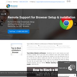 Tips to Block a Website in all Browsers in Windows Operating System