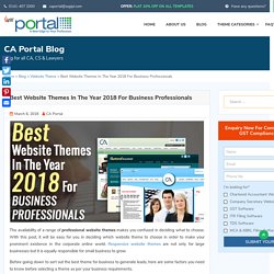 For Corporate Expert Top Website Templates in 2018