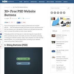 Free PSD Website Buttons