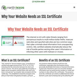Why Your Website Needs an SSL Certificate - North Texas Web Design - a McKinney Web Design Company