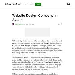 Website Design Company in Austin