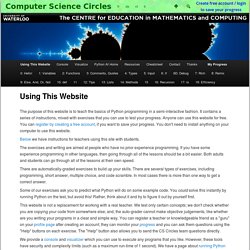 Computer Science Circles