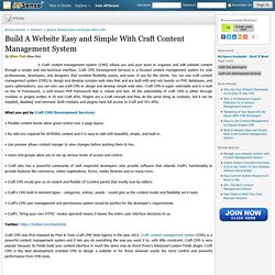 Easy Steps to Craft Content Management System