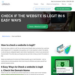 6 Best Ways to Check the Legit Website Easily