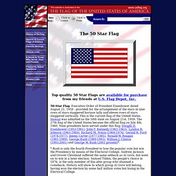 A website dedicated to the Flag of the United States of America - The 50 Star Flag