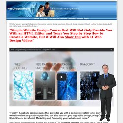Website Design HTML Course