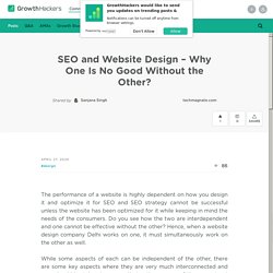 SEO and Website Design – Why One Is No Good Without the Other? -