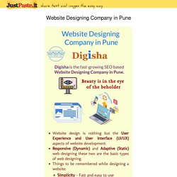 Website Designing Company in Pune