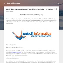 How Website Development Company Can Help You in Your Start-Up Business