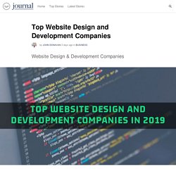 Top Website Design and Development Companies