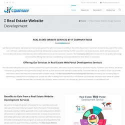 Real Estate Website Development Company