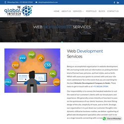 Customized Web Development Services - The Global Infotech