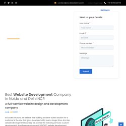 Best Website Development Company in Gurgaon, India