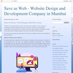 Want To Choose A Web Designer! Read This Article