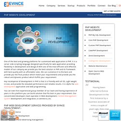 PHP Website Design and Development - PHP Developer - PHP Development