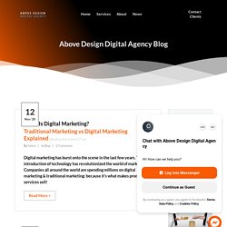 Blog - Website Design, Development & Digital Marketing News - Above Design Digital Agency!