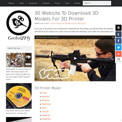 30 Website For 3D Printer