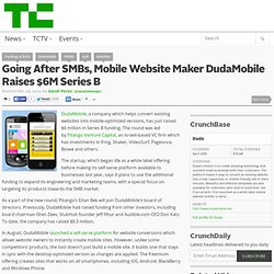 Going After SMBs, Mobile Website Maker DudaMobile Raises $6M Series B