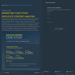 Check & Fix Website for Duplicate Content Issues
