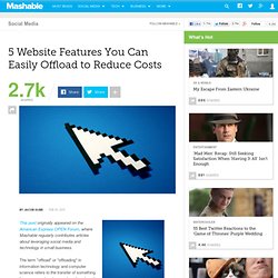 5 Website Features You Can Easily Offload to Reduce Costs