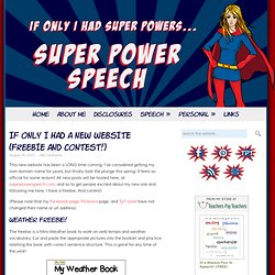 If Only I Had a New Website (freebie and contest!) — If Only I Had Super Powers