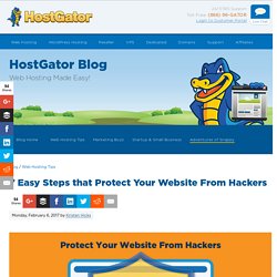 7 Easy Steps To Secure Your Website From Hackers